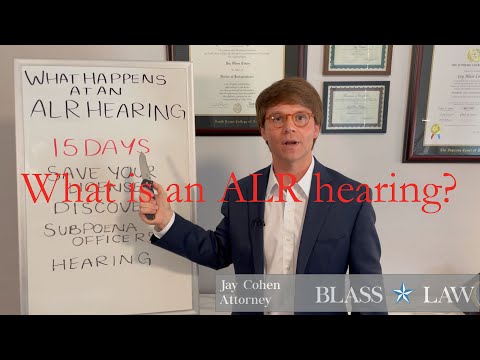 What is an ALR Hearing?