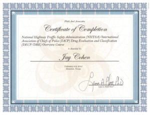 DRE Certificate