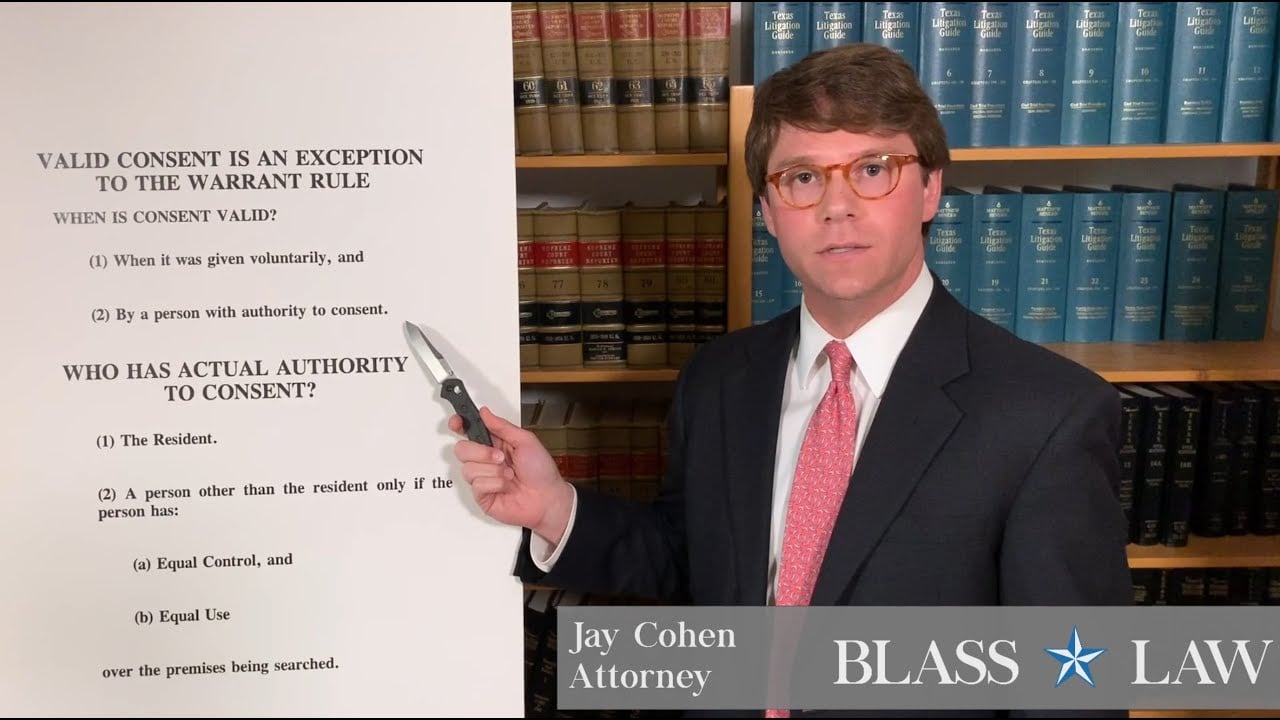 Consent is One Exception to the Warrant Requirement in Texas