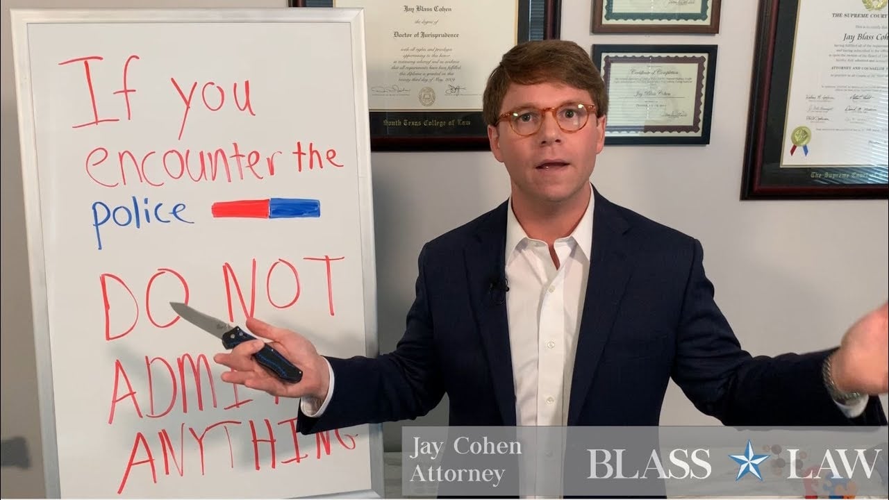 Don’t Admit to Anything!