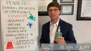 Increased Criminal Penalties During Emergency or Disaster (COVID-19)