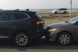 Galveston car accident seawall